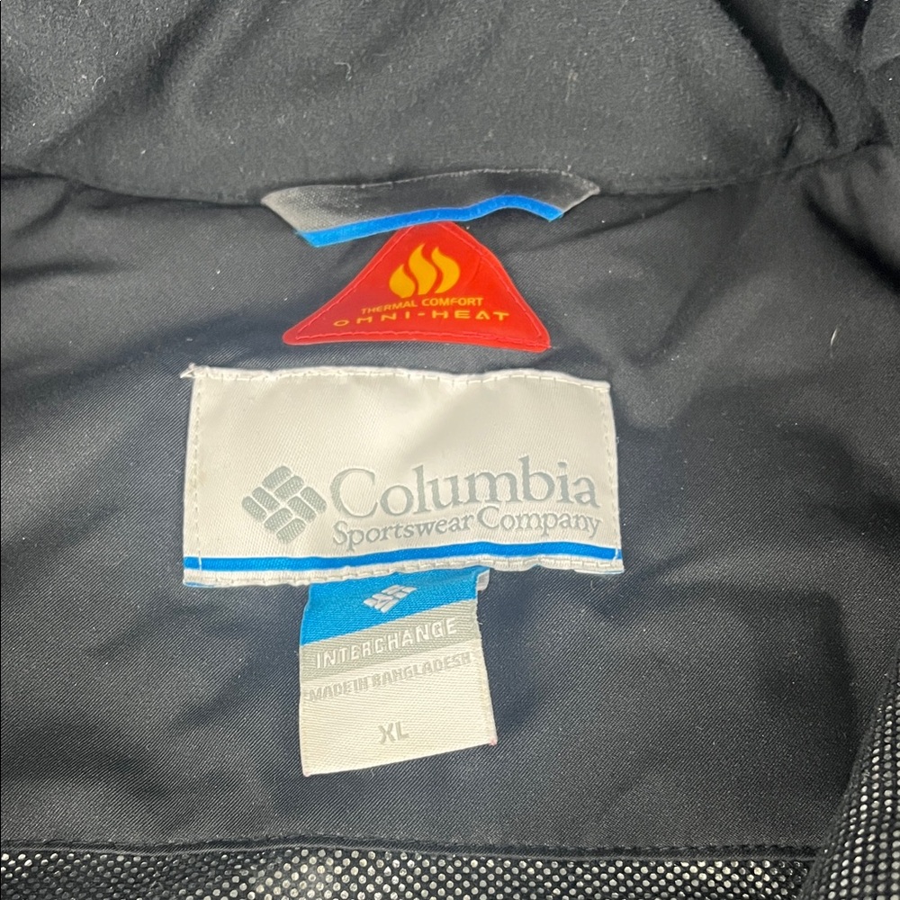 Columbia Men's Size XL Black Performance Jacket with Omni- Heat and Velcro Cuffs - Picture 10 of 14